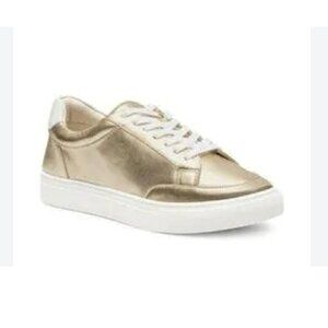 Birdies The Cardinal Mica Sneaker Low Top Leather Gold US 9.5